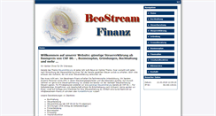 Desktop Screenshot of beostream-finanz.ch